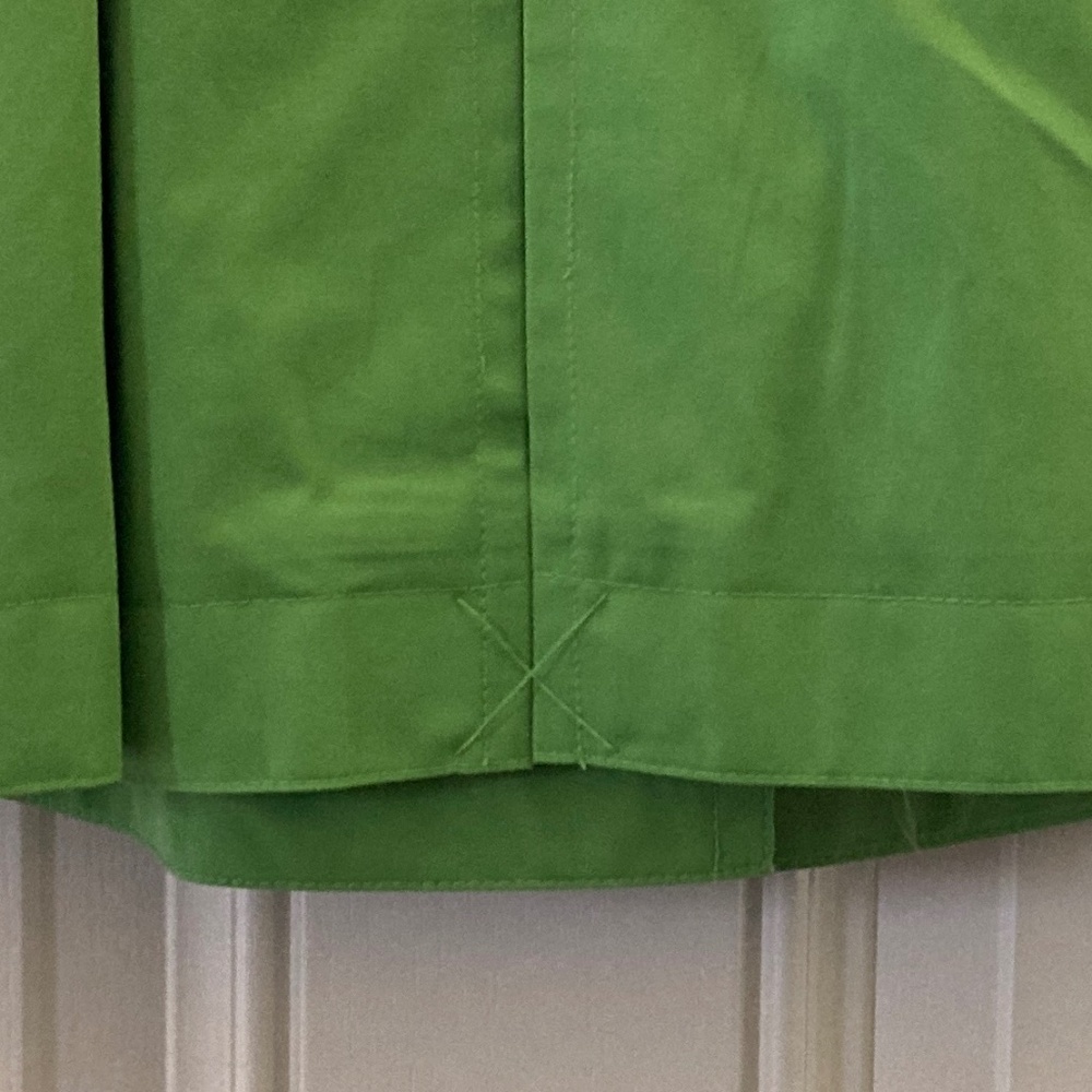 Michael Kors Trench Coat/Snap Front/Tie Belt/Detachable Hood/Green/Large/NEW! - Picture 3 of 7
